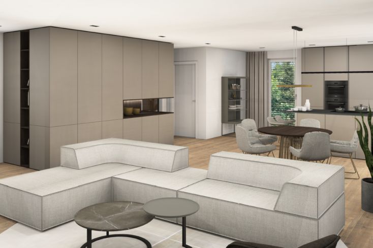 3D-Planung Wohnzimmer Küche Esszimmer 3D-Planung Wohnzimmer Küche Esszimmer